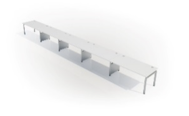 Desk A (1200mm x 800mm) - Single (5 Users)