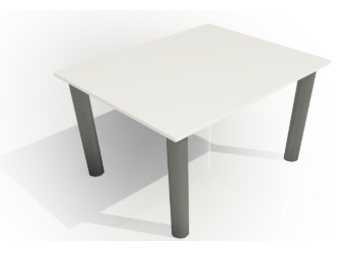 Rectangular Meeting Table (800mm x 600mm Top)