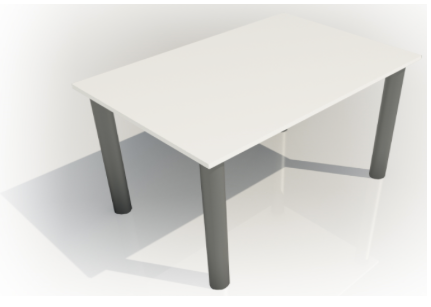 Rectangular Meeting Table (1200mm x 800mm Top)