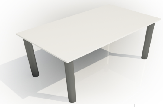 Rectangular Meeting Table (1800mm x 800mm Top)