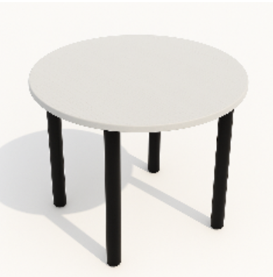 Circular Meeting Table (1200mm Diameter Top)