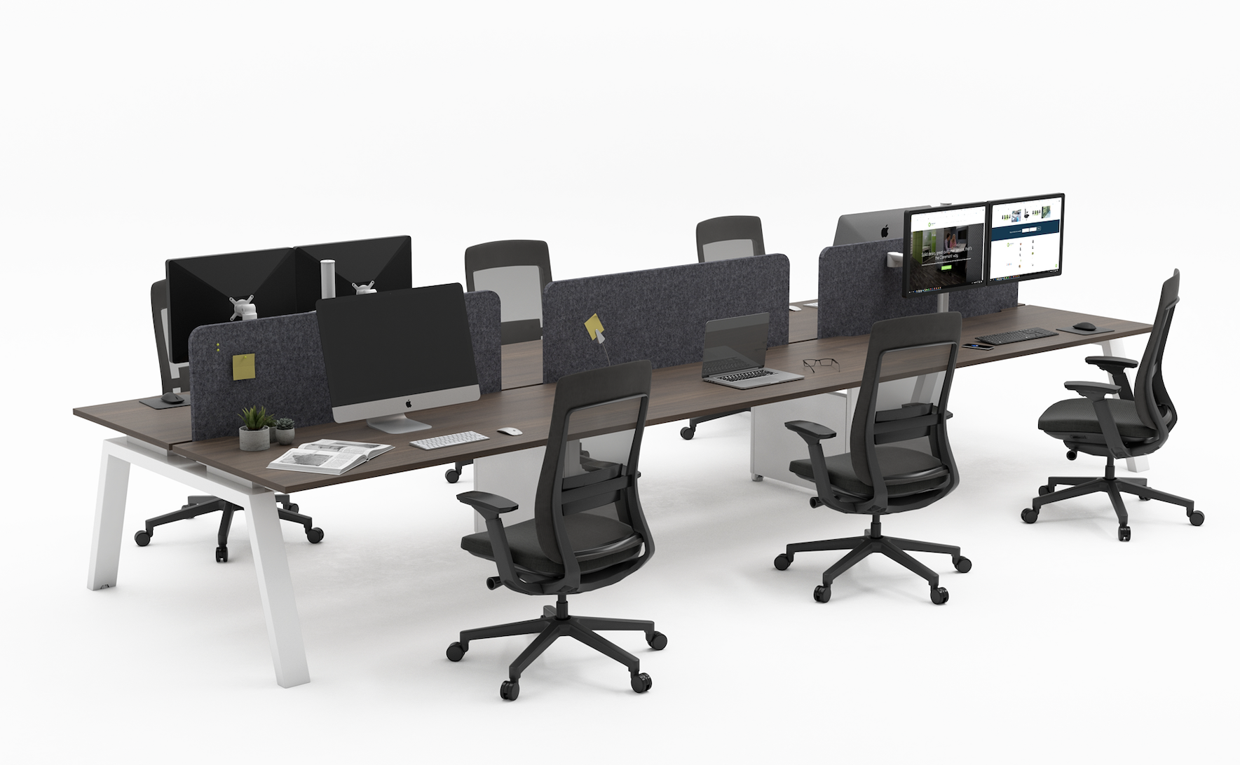 Desk E (1400mm x 800mm) - Double (6 Users)