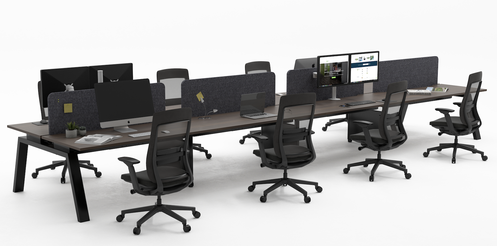 Desk E (1400mm x 800mm) - Double (8 Users)