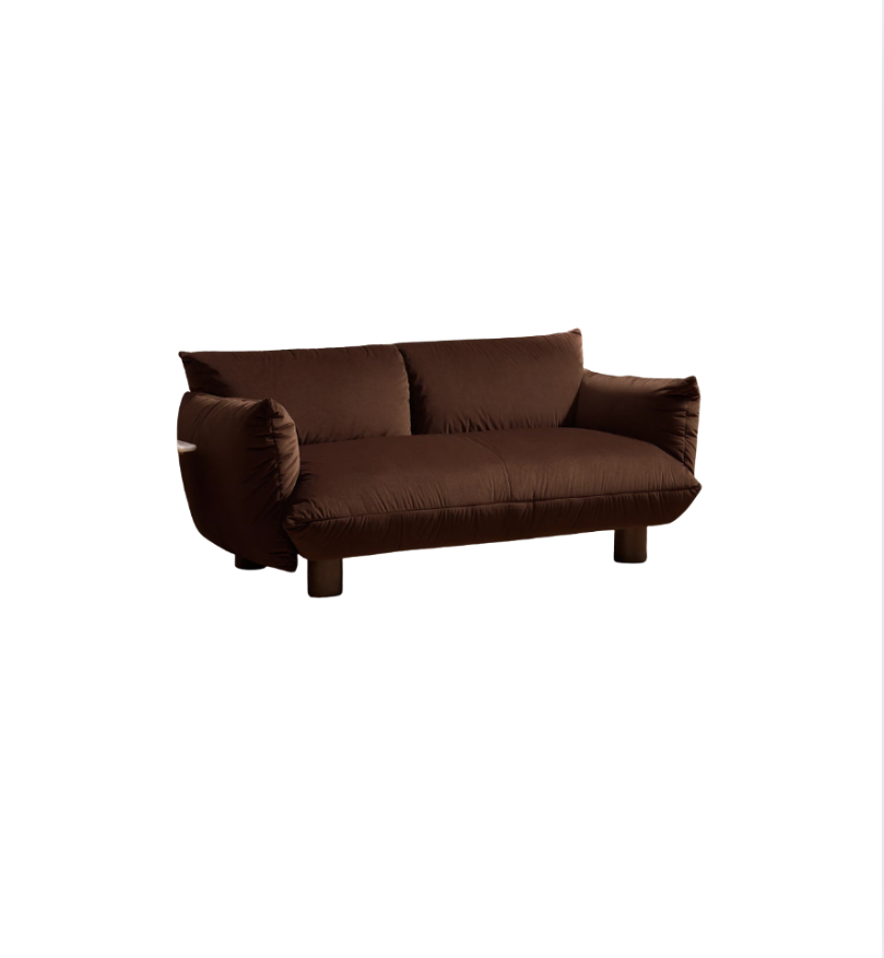 2-Seater Brown Sofa