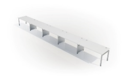 Desk D (1400mm x 800mm) - Single (5 Users)