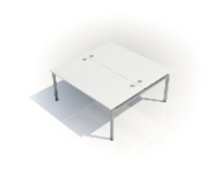 Desk D (1400mm x 800mm) - Double (2 Users)
