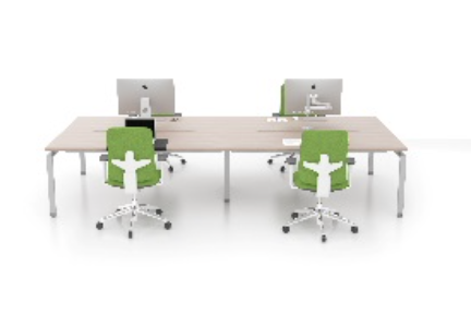 Desk D (1400mm x 800mm) - Double (4 Users)