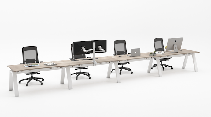 Desk E (1800mm x 800mm) - Singe (4 Users)